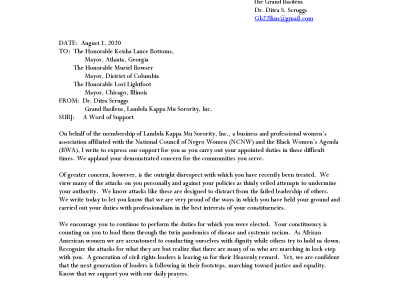 LKM Grand Basileus Letter to Mayors August 2020
